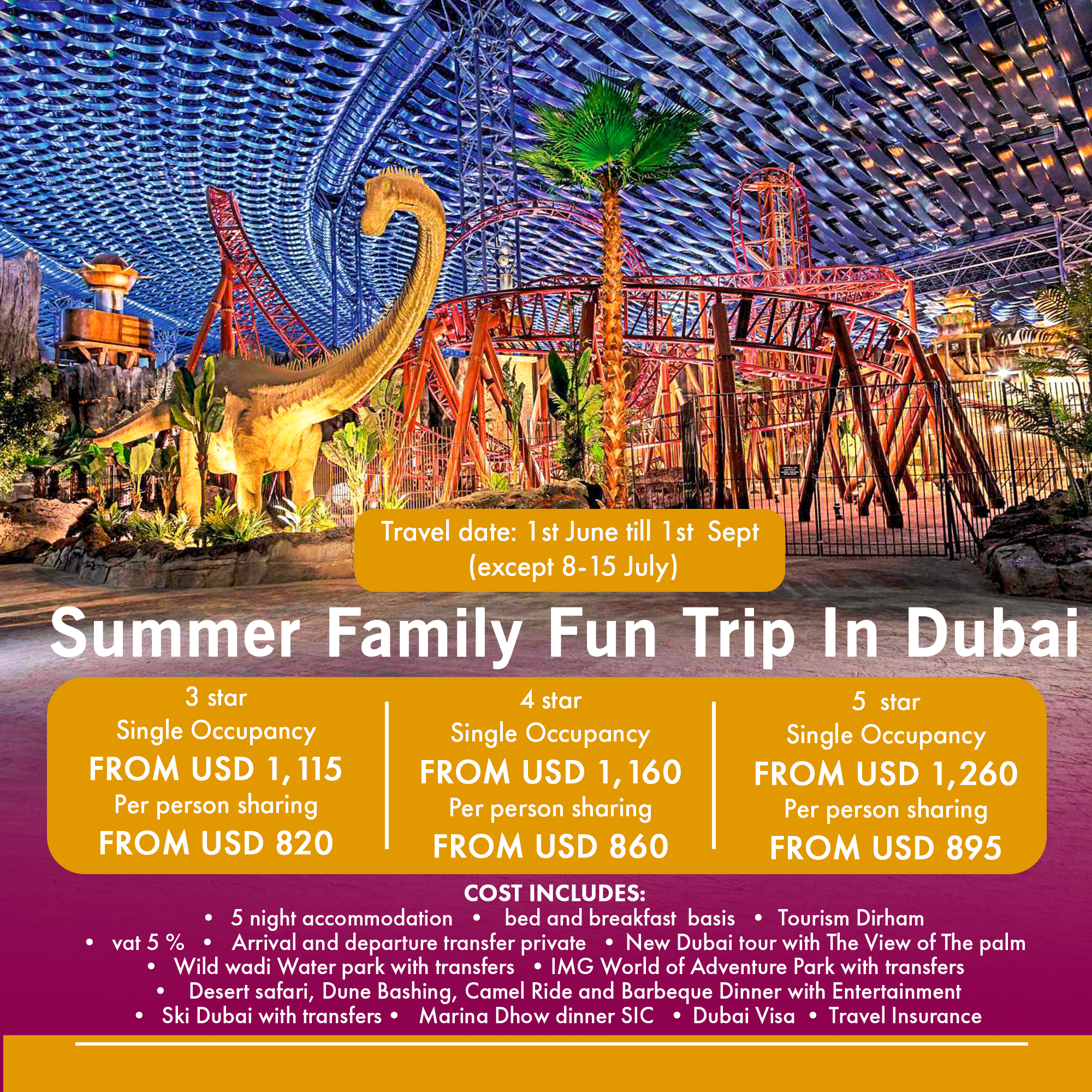 Summer Family Fun Trip In Dubai