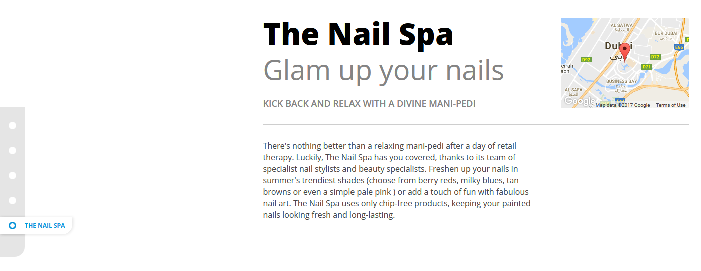  The Nail Spa Glam up your nails